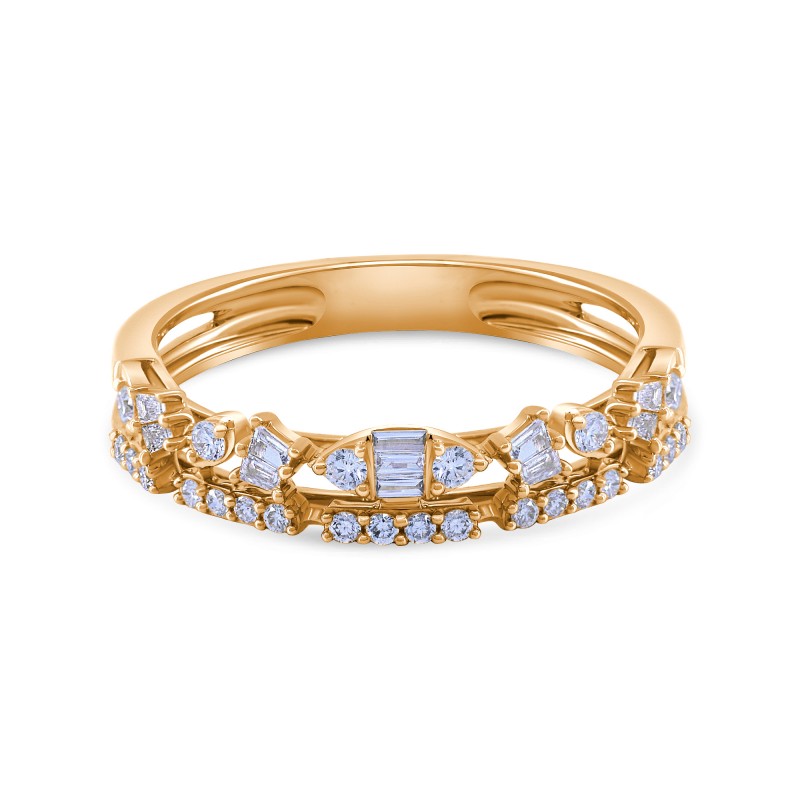 Art deco engagement ring