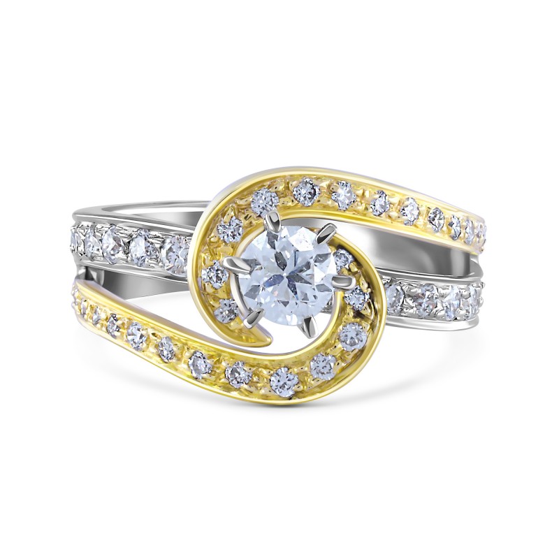 Dual Band Diamond Ring