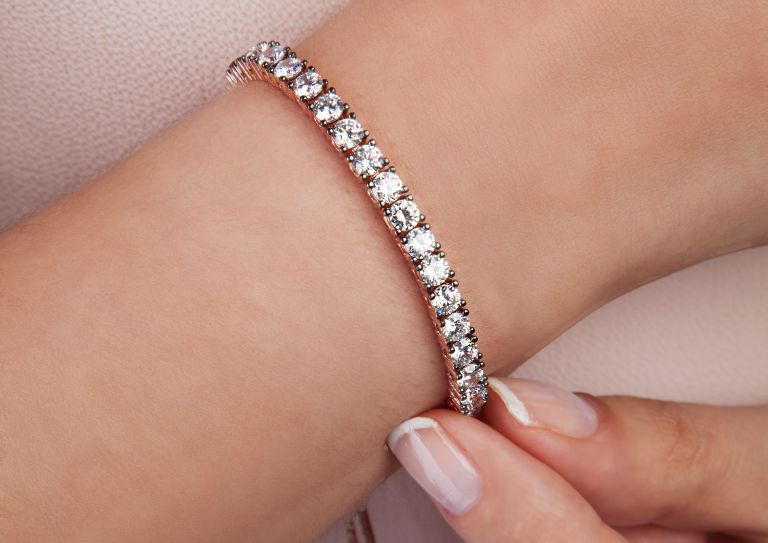 Invest in diamond bangle bracelet