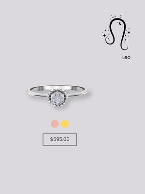 diamond ring for leo zodiac sign